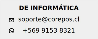 email soporte